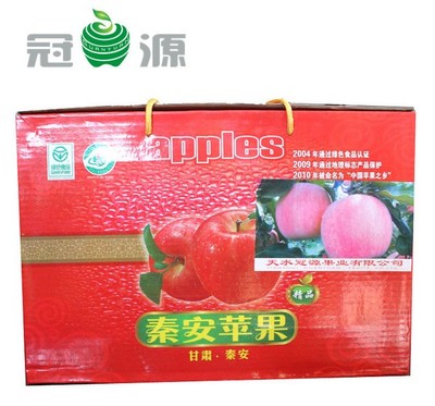 天水冠源 红富士苹果 国产特级红蛇果 新鲜水果 批发